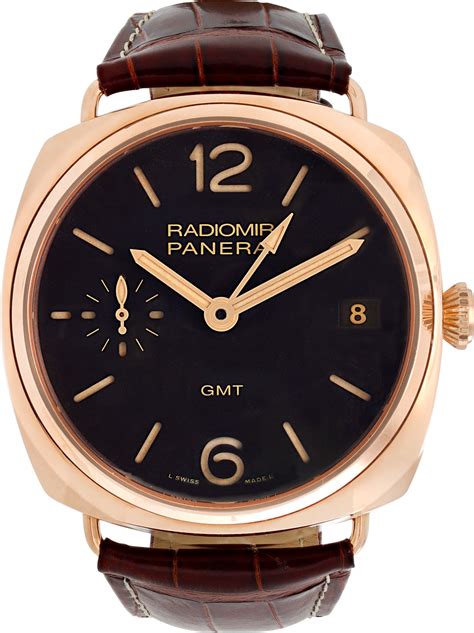 panerai radiomir rose gold 47mm|Preowned Panerai Radiomir in 18k rose gold 47mm.